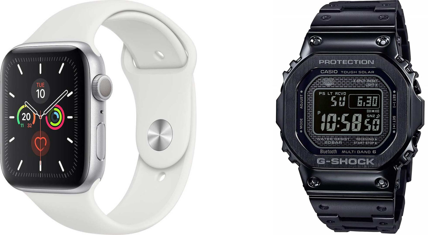 Apple Watch και Casio G-Shock